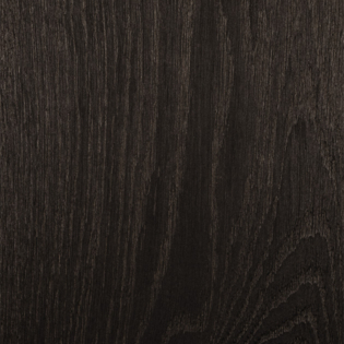 Donker antraciet houten vloer met gebrand geborstelde textuur en een satin hardwax olie afwerking.